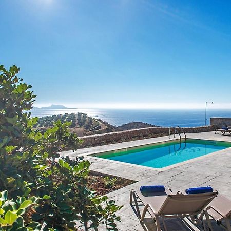 Tranquil Sea View Villa With Private Pool, Just 2Km From The Beach! Agia Galini Extérieur photo