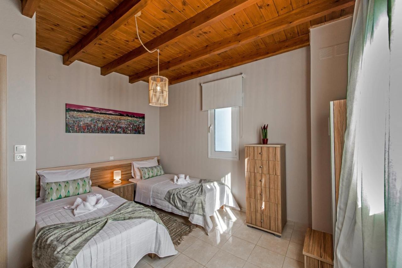 Tranquil Sea View Villa With Private Pool, Just 2Km From The Beach! Agia Galini Extérieur photo