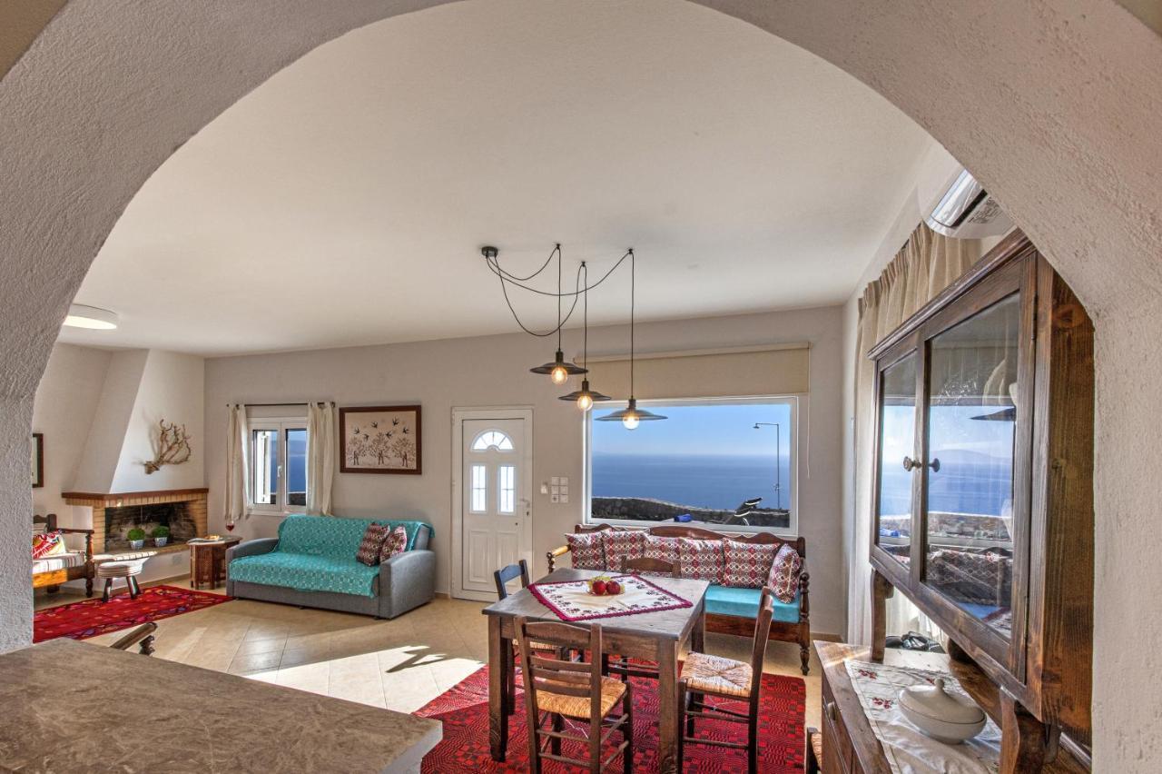 Tranquil Sea View Villa With Private Pool, Just 2Km From The Beach! Agia Galini Extérieur photo