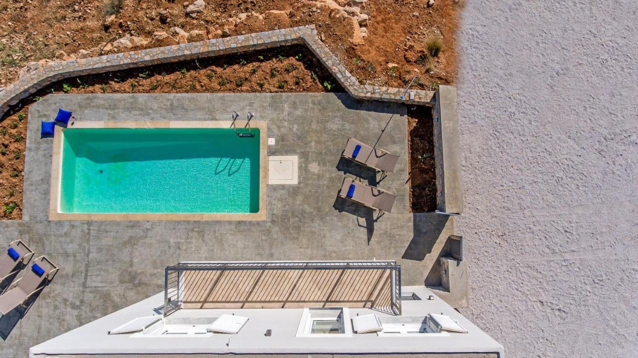 Tranquil Sea View Villa With Private Pool, Just 2Km From The Beach! Agia Galini Extérieur photo