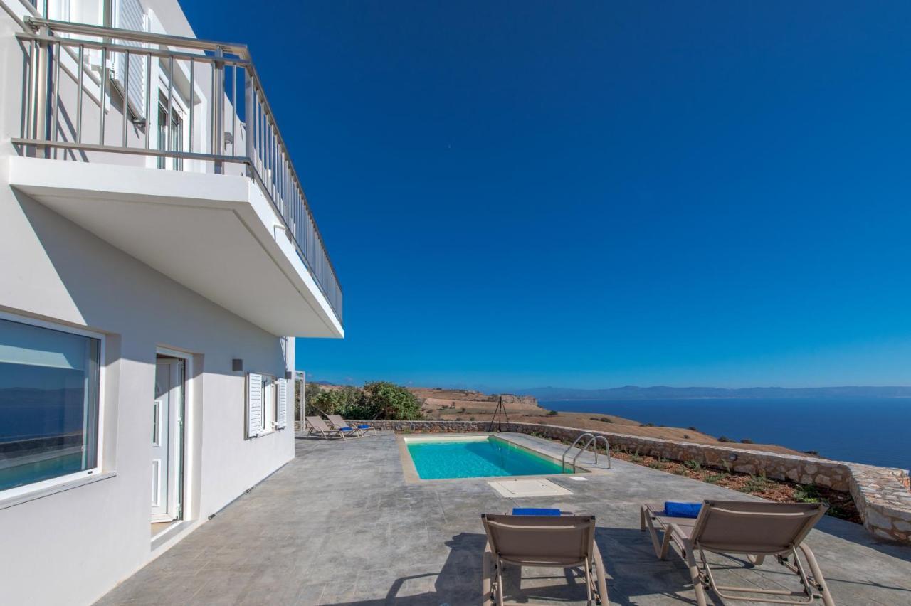 Tranquil Sea View Villa With Private Pool, Just 2Km From The Beach! Agia Galini Extérieur photo