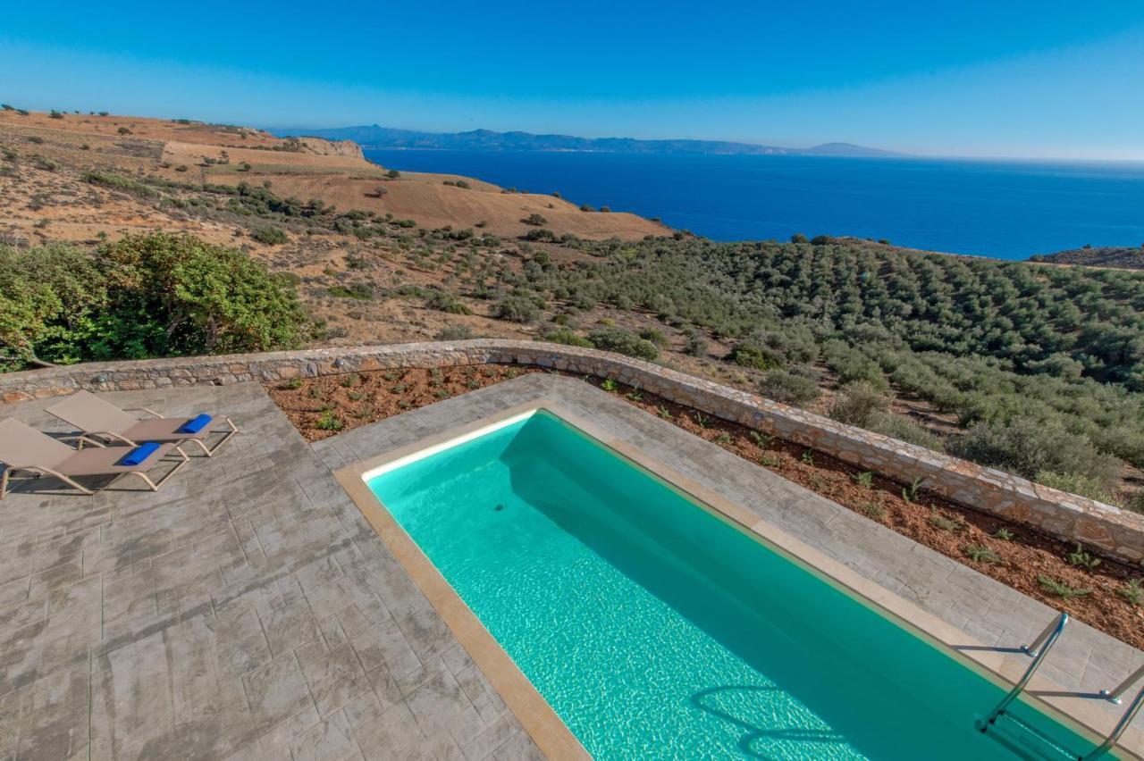 Tranquil Sea View Villa With Private Pool, Just 2Km From The Beach! Agia Galini Extérieur photo